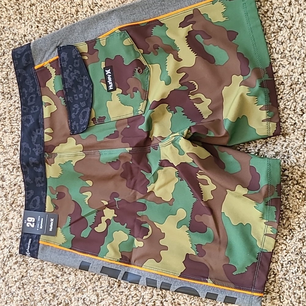 Hurley camo board shorts
